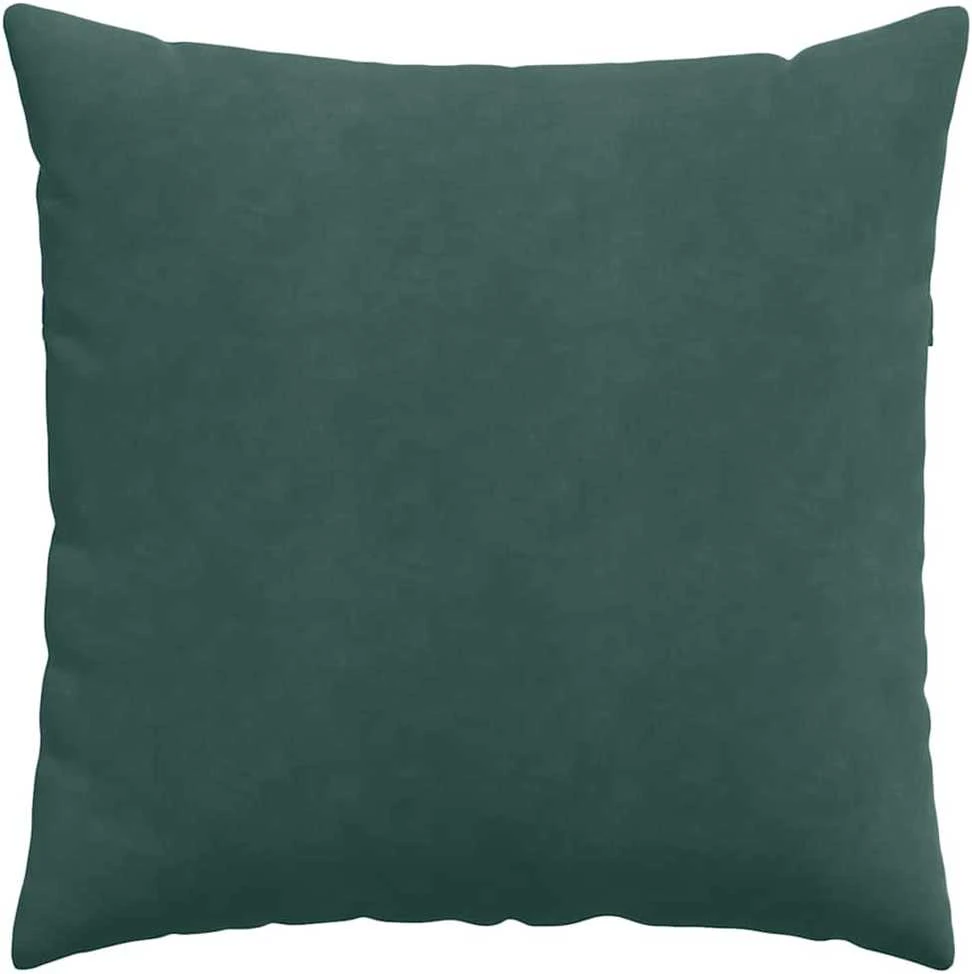Sofa Pagalvės 2 pcs Tamsiai žalia 80 x 80 cm Kordūrinis audinys
