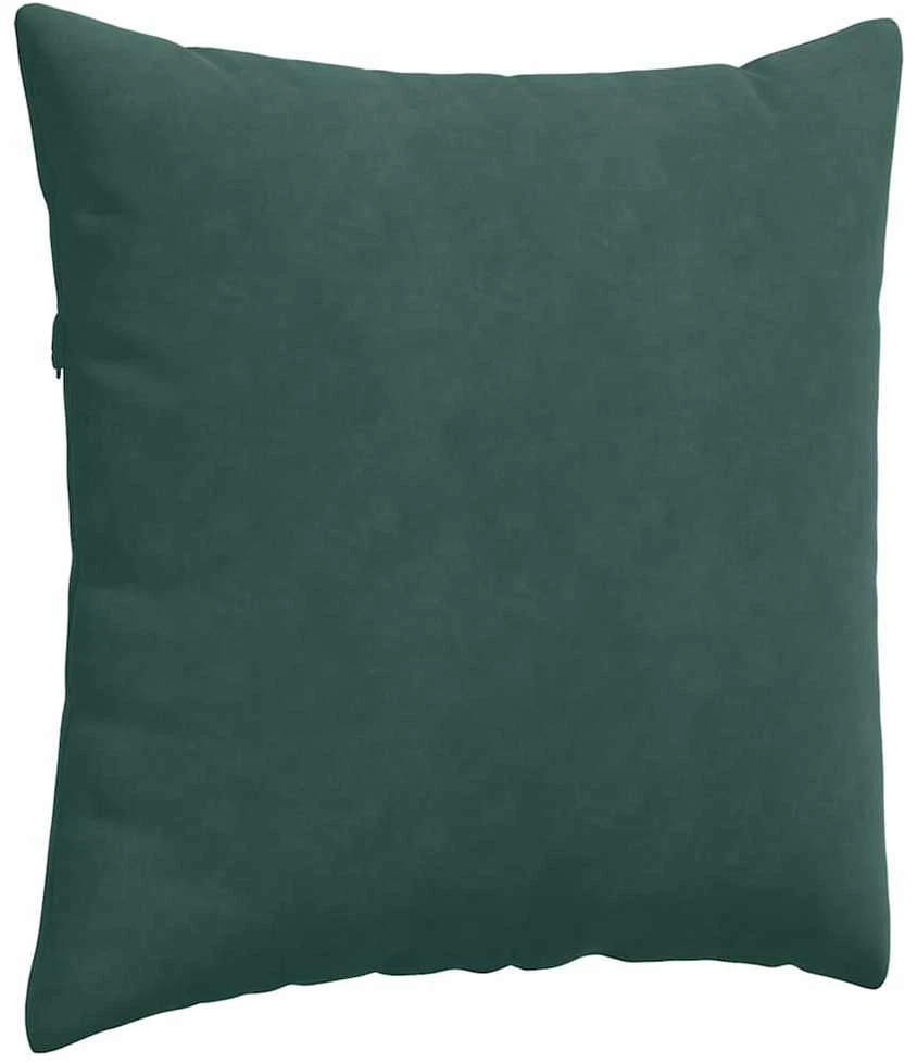 Sofa Pagalvės 2 pcs Tamsiai žalia 80 x 80 cm Kordūrinis audinys
