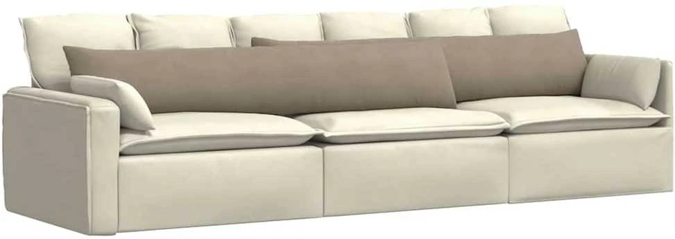 Sofa Pagalvės 2 vnt. audinys Tortora 200 x 40 cm