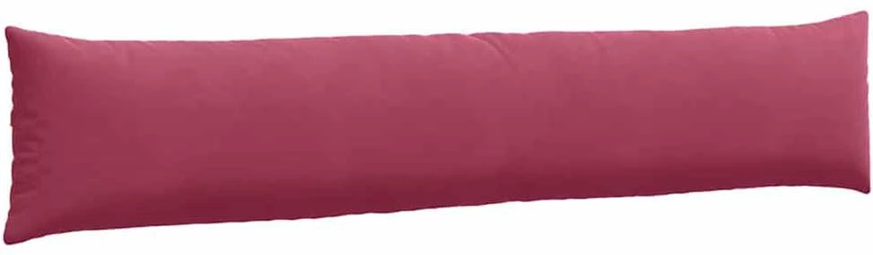 Sofa Pagalvės 2 pcs Vyno raudona 200 x 40 cm Kordūrinis audinys