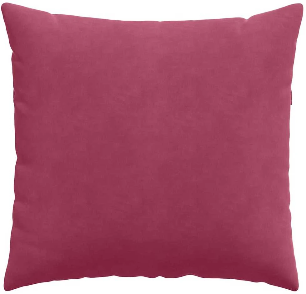 Sofa Pagalvės 2 pcs Vyno raudona 45 x 45 cm Kordūrinis audinys