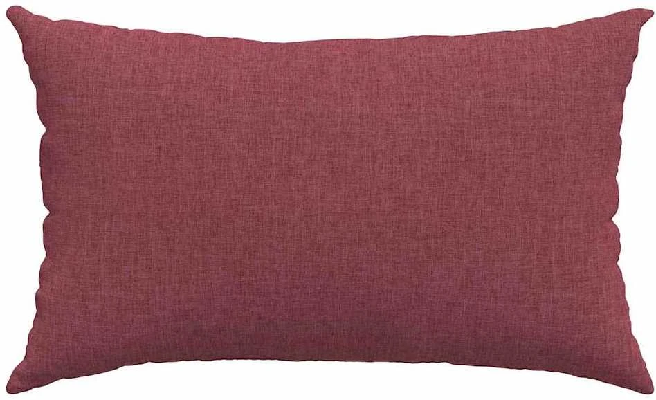 Sofa Pagalvės 2 vnt. audinys Vyno raudona 50 x 30 cm