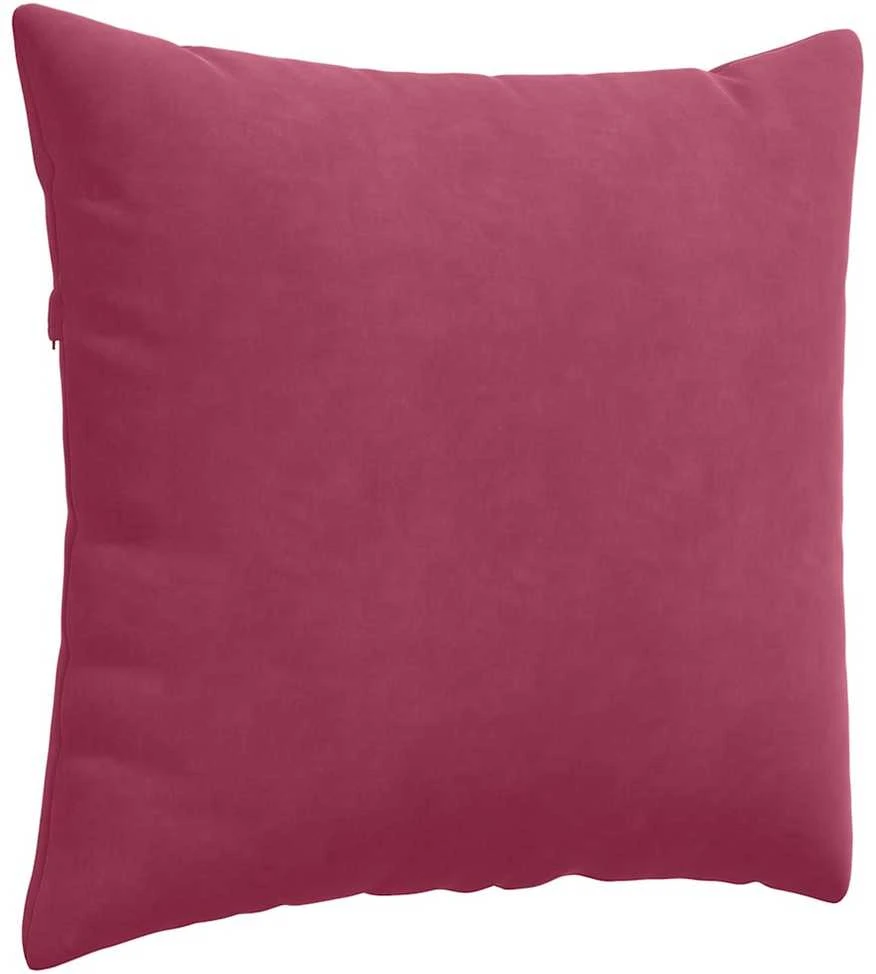 Sofa Pagalvės 2 pcs Vyno raudona 50 x 50 cm Kordūrinis audinys