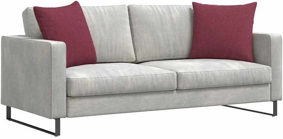 Sofa Pagalvės 2 vnt. audinys Vyno raudona 50 x 50 cm