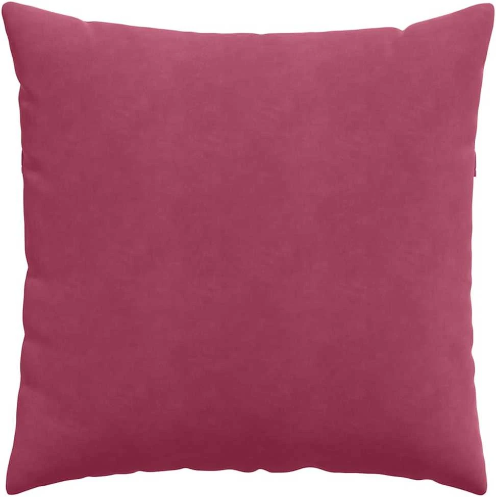 Sofa Pagalvės 2 pcs Vyno raudona 60 x 60 cm Kordūrinis audinys