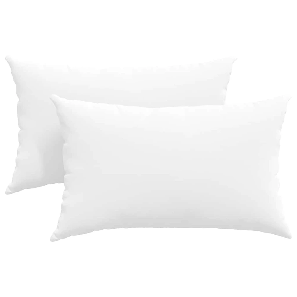 Sofa Pagalvės 2 vnt. audinys Balta 50 x 30 cm