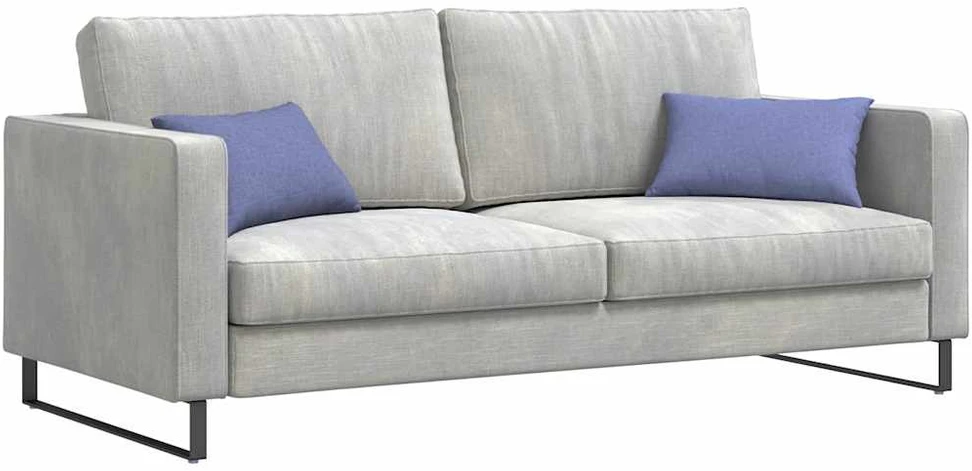 Sofa Pagalvės 2 vnt. audinys Džinsinės mėlynos 50 x 30 cm