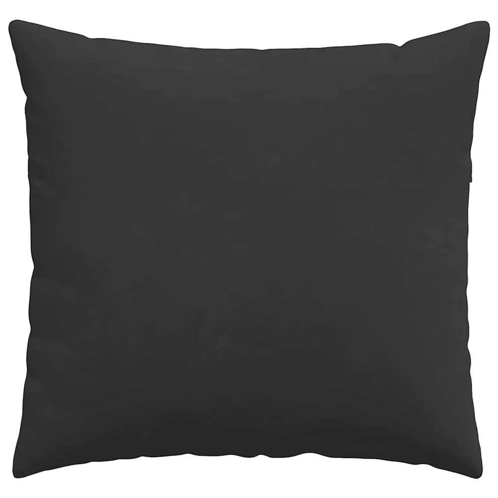 Sofa Pagalvės 2 vnt. audinys Juoda 50 x 50 cm