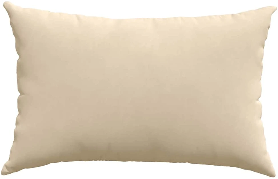 Sofa Pagalvės 2 vnt. audinys Kreminė 60 x 40 cm
