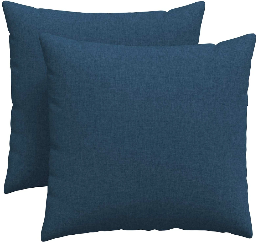 Sofa Pagalvės 2 vnt. audinys Mėlyna 45 x 45 cm