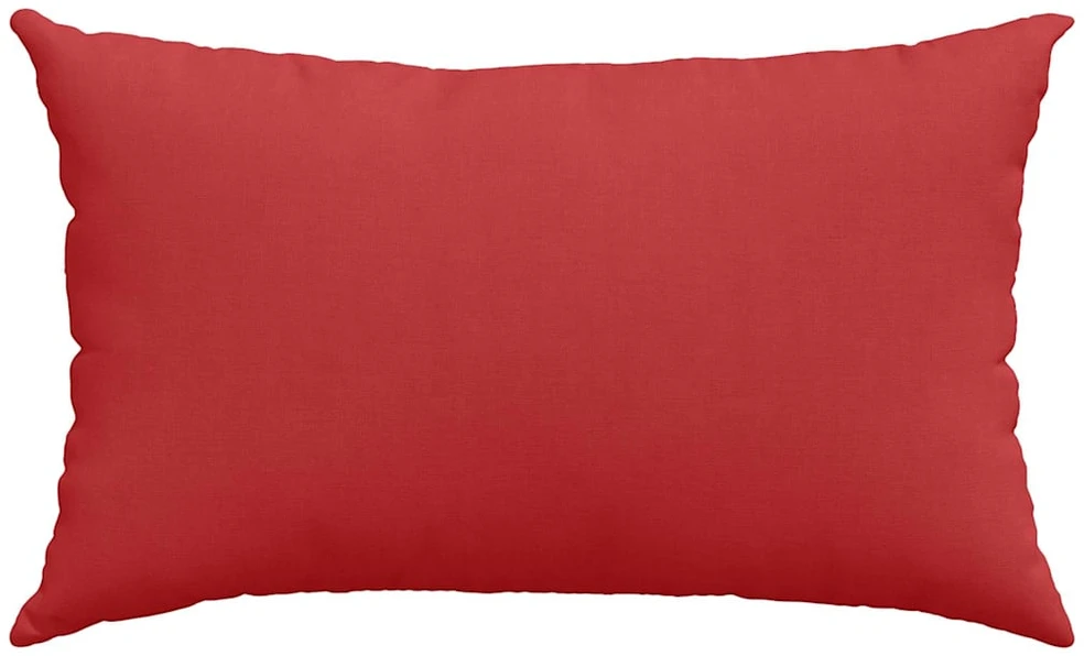Sofa Pagalvės 2 vnt. audinys Raudona 50 x 30 cm