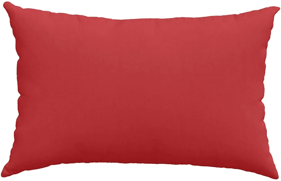 Sofa Pagalvės 2 vnt. audinys Raudona 60 x 40 cm