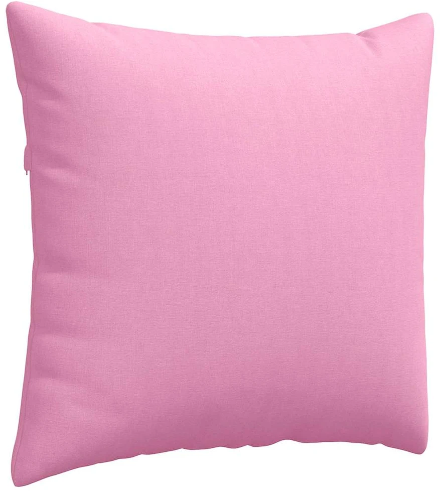 Sofa Pagalvės 2 vnt. audinys Rožinė 45 x 45 cm