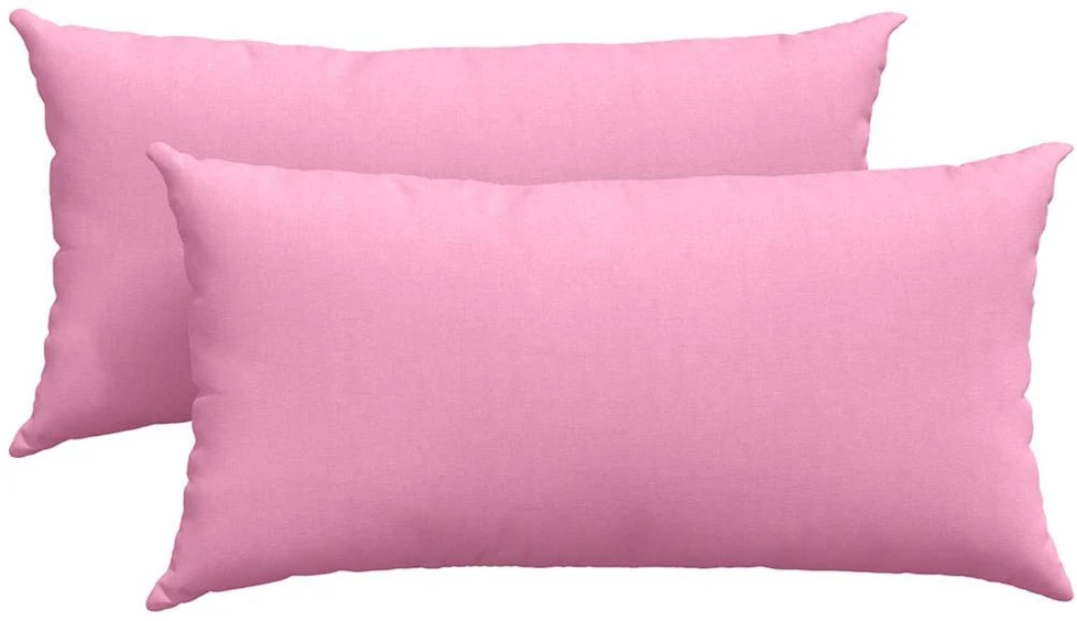 Sofa Pagalvės 2 vnt. audinys Rožinė 80 x 40 cm