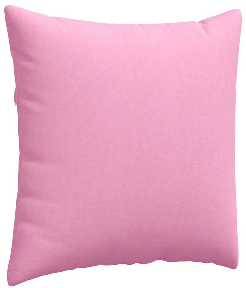 Sofa Pagalvės 2 vnt. audinys Rožinė 80 x 80 cm