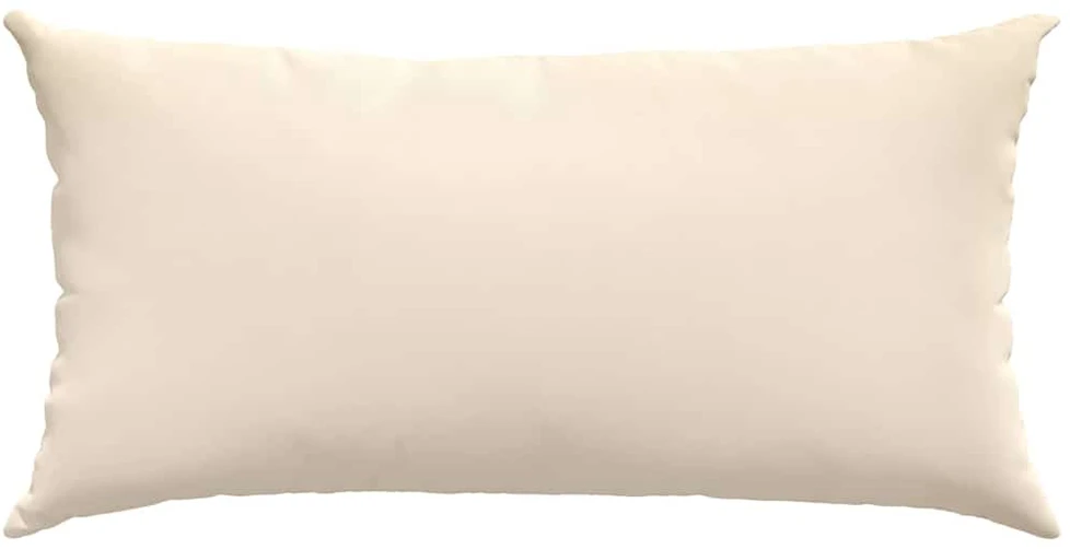 Sofa Pagalvės 2 vnt. audinys Smėlio 80 x 40 cm