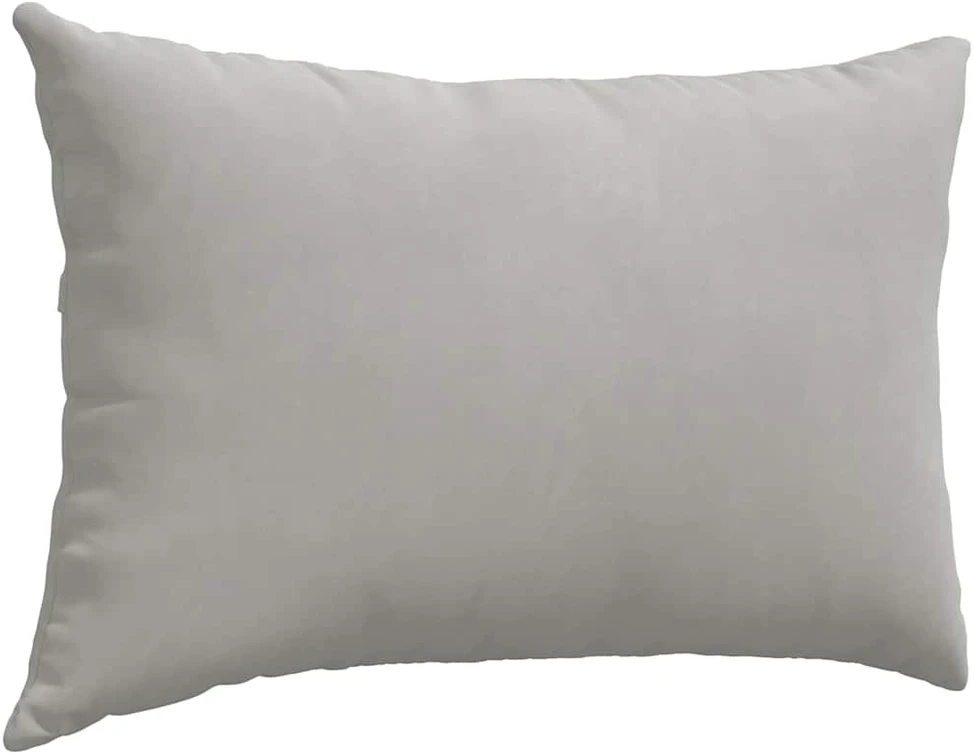 Sofa Pagalvės 2 vnt. audinys Šviesiai pilka 60 x 40 cm