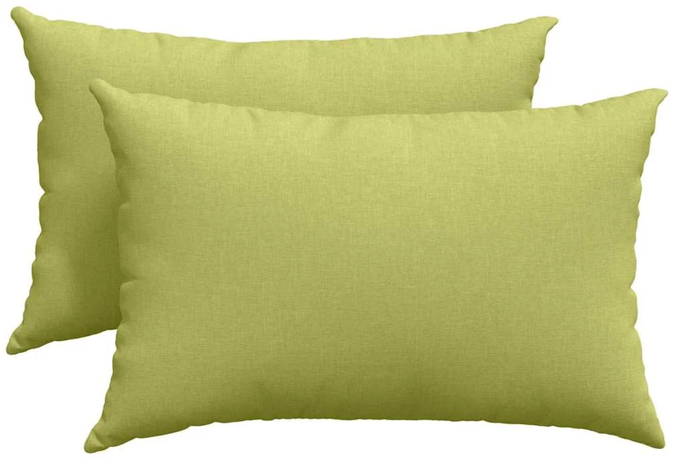 Sofa Pagalvės 2 vnt. audinys Šviesiai žalia 60 x 40 cm