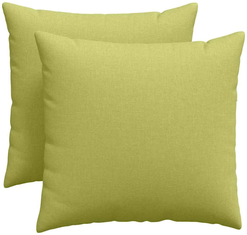 Sofa Pagalvės 2 vnt. audinys Šviesiai žalia 50 x 50 cm