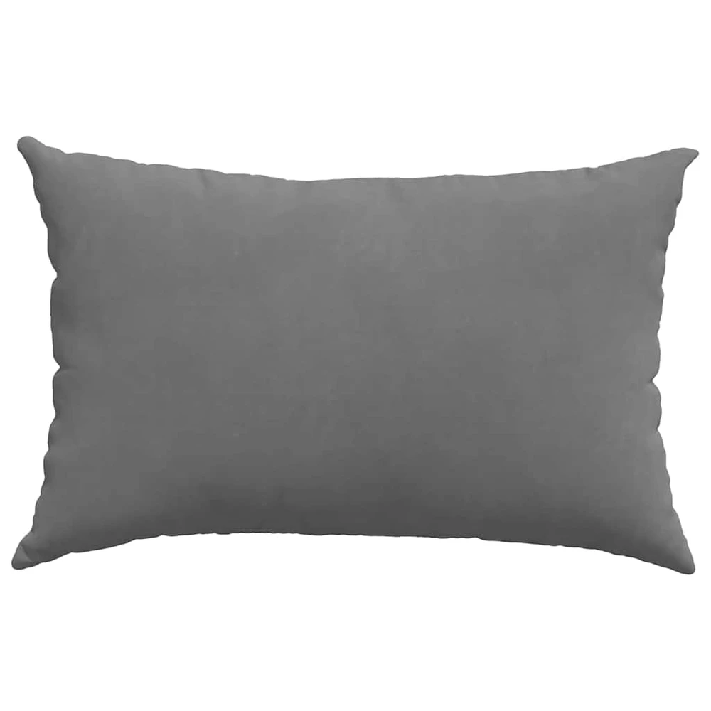 Sofa Pagalvės 2 vnt. audinys Tamsiai pilka 60 x 40 cm