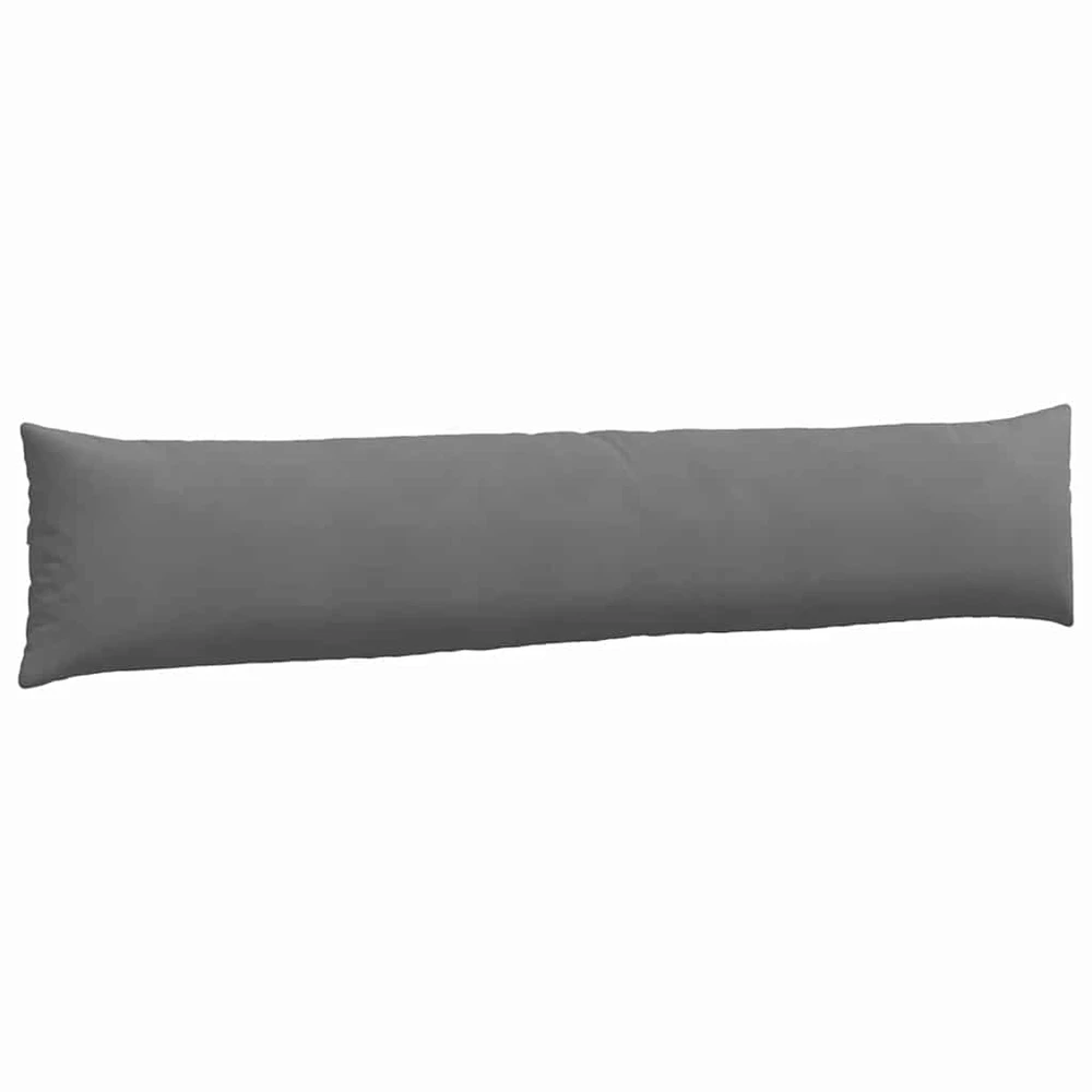 Sofa Pagalvės 2 vnt. audinys Tamsiai pilka 200 x 40 cm