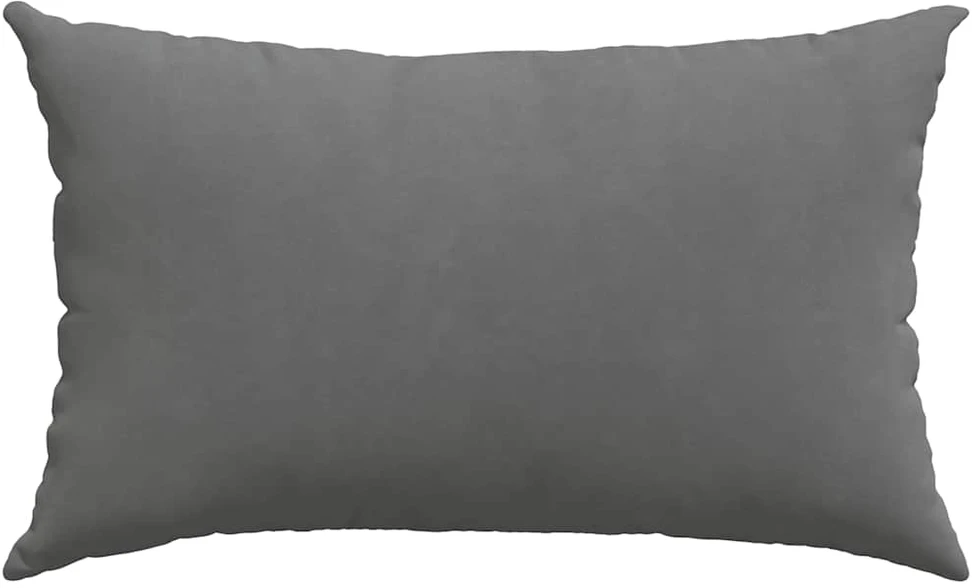 Sofa Pagalvės 2 vnt. audinys Tamsiai pilka 50 x 30 cm