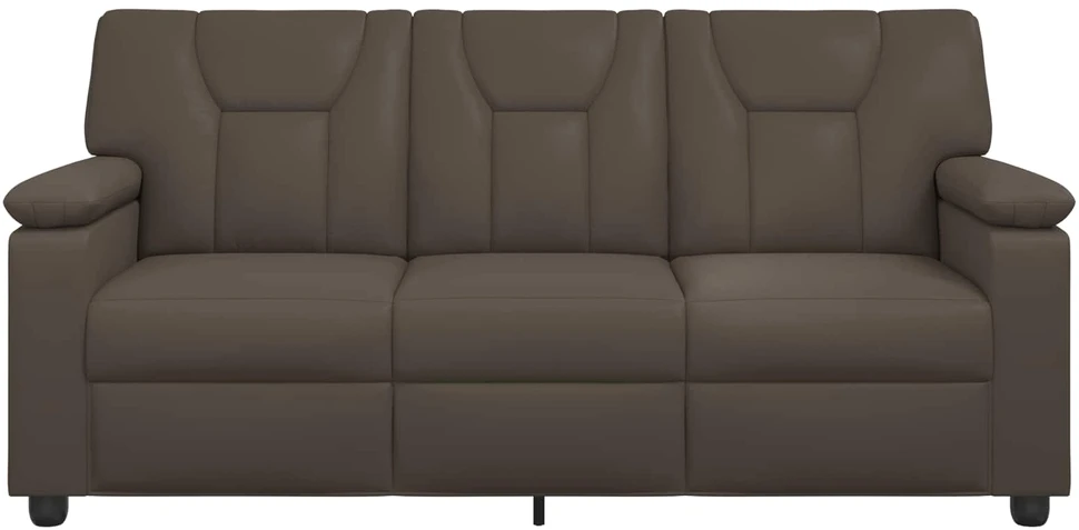 Sofa Pilka 191 x 85 x 93 cm Dirbtinė oda