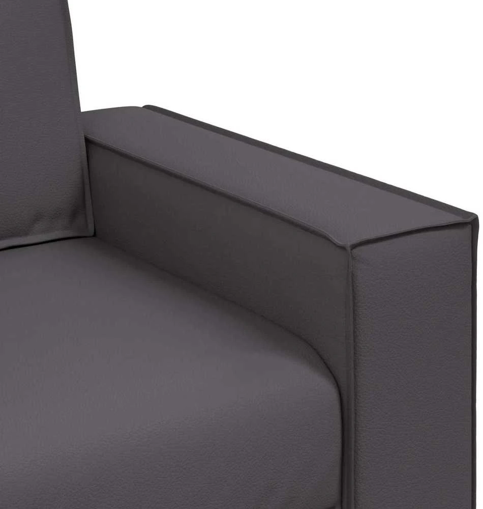 Sofa Kėdė Pilka 100 cm Dirbtinė oda