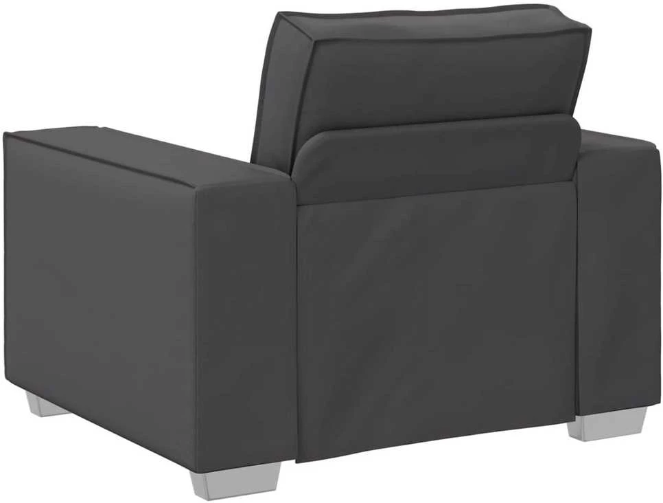 Sofa Kėdė Pilka 100 cm Dirbtinė oda