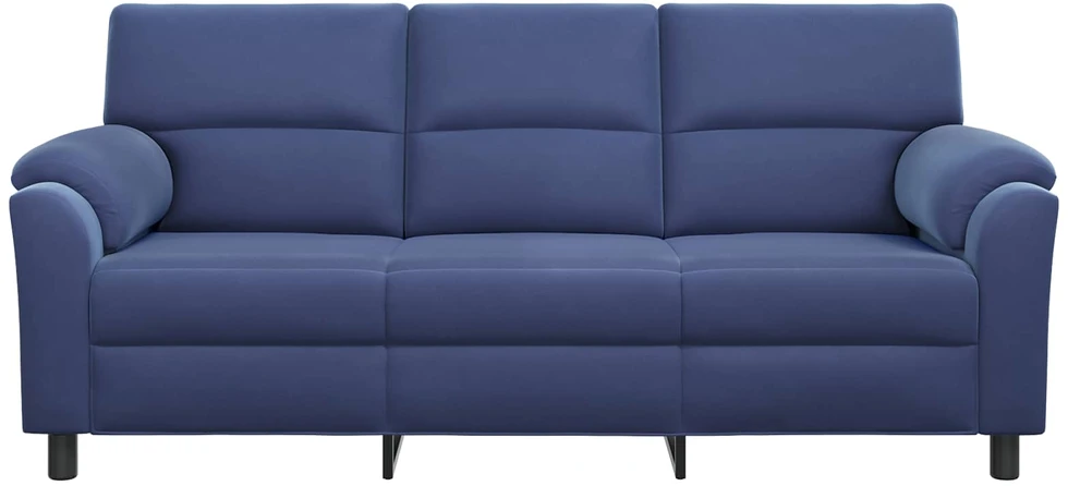 Sofa Policijos mėlyna 214 x 85 x 93 cm Aksomas