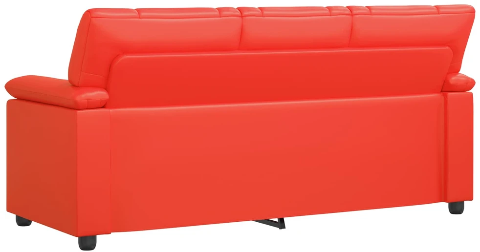 Sofa Raudona 191 x 85 x 93 cm Dirbtinė oda