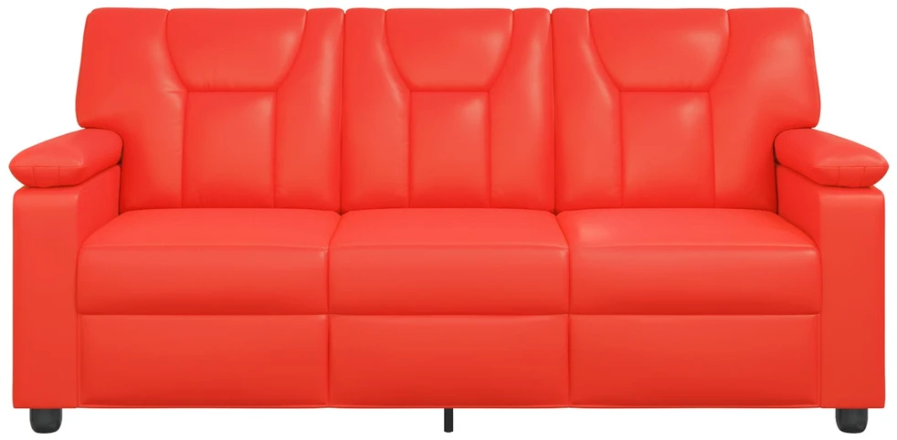 Sofa Raudona 191 x 85 x 93 cm Dirbtinė oda