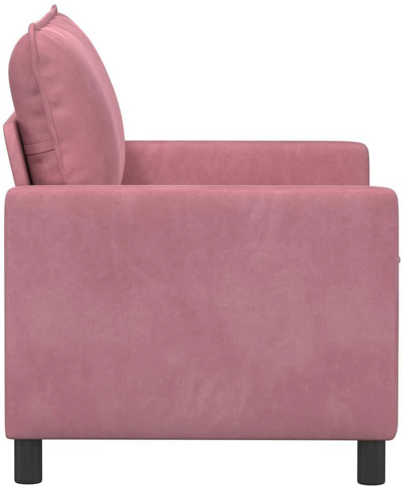 Sofa Rožinė 126 x 81 x 87,5 cm Aksomas