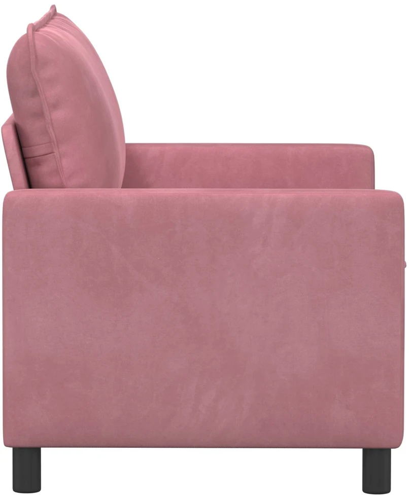 Sofa Rožinė 126 x 81 x 87,5 cm Aksomas