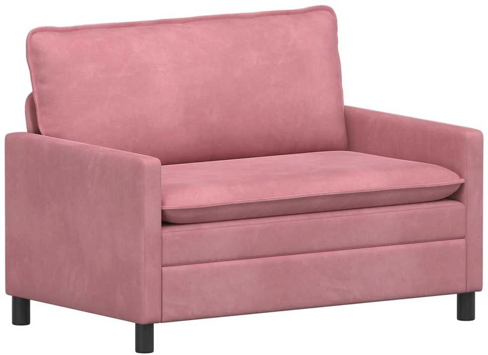 Sofa Rožinė 126 x 81 x 87,5 cm Aksomas