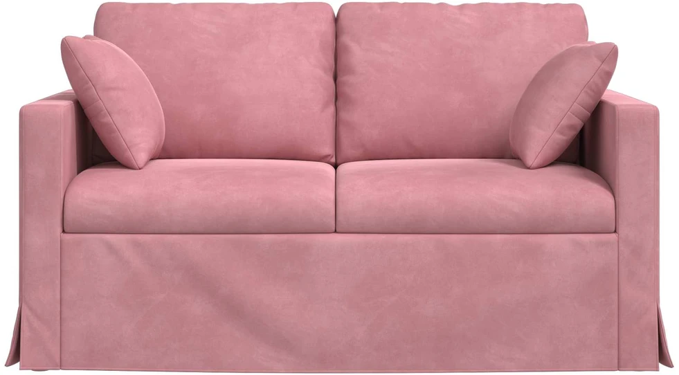 Sofa Rožinė 138 x 78 x 80 cm Aksomas