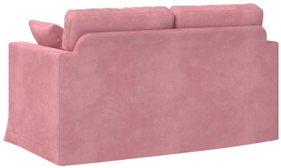 Sofa Rožinė 138 x 78 x 80 cm Aksomas