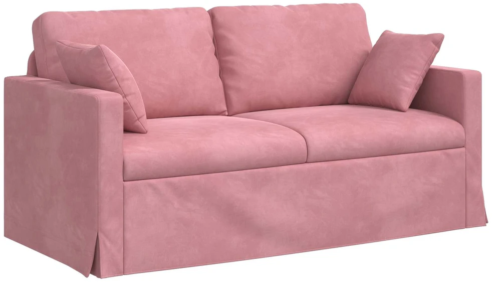 Sofa Rožinė 158 x 78 x 80 cm Aksomas