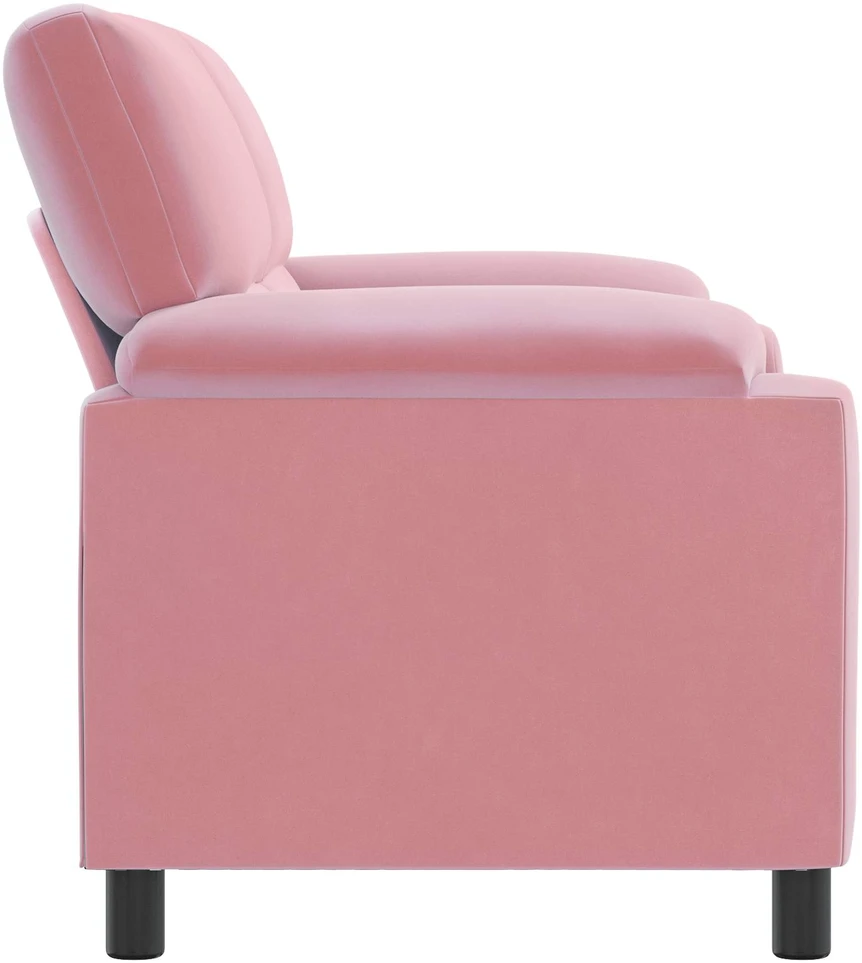 Sofa Rožinė 174 x 85 x 93 cm Aksomas
