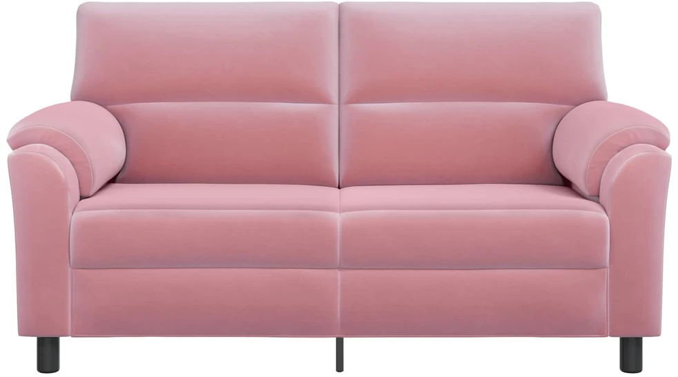 Sofa Rožinė 174 x 85 x 93 cm Aksomas