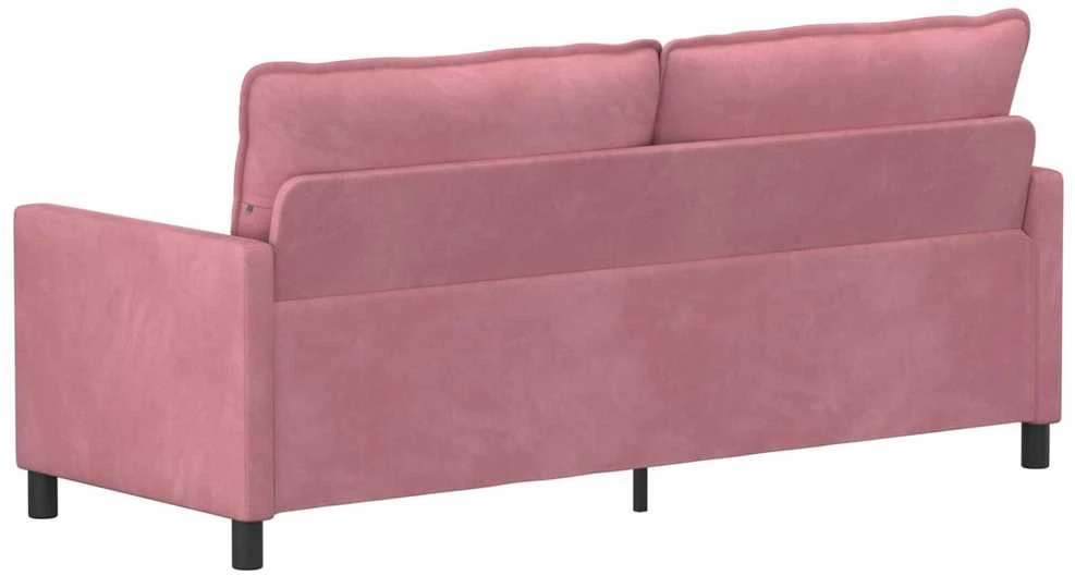 Sofa Rožinė 196 x 81 x 87,5 cm Aksomas