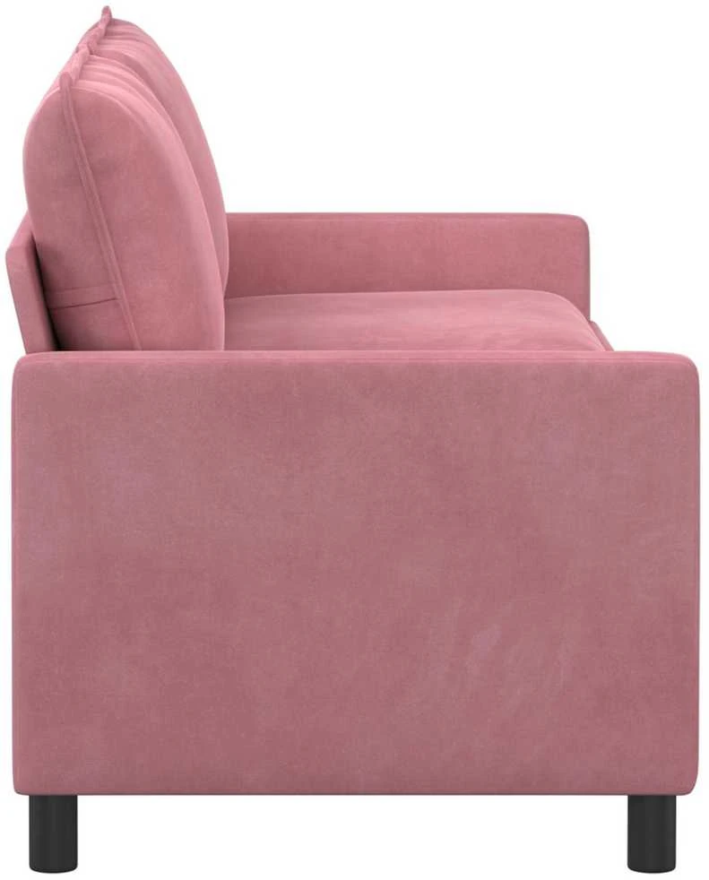 Sofa Rožinė 196 x 81 x 87,5 cm Aksomas