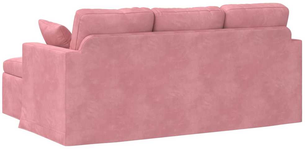 Sofa Rožinė 178 x 134 x 80 cm Aksomas