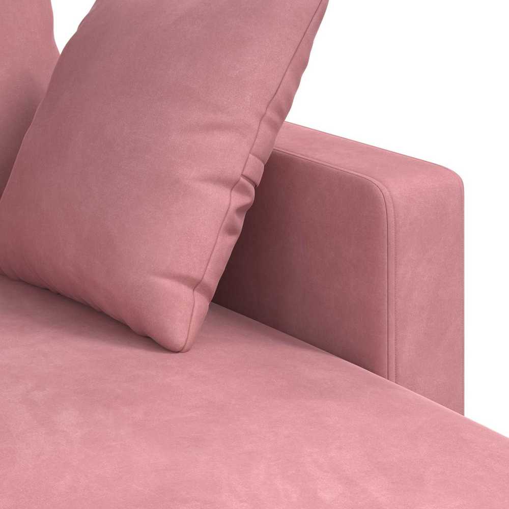 Sofa Rožinė 178 x 134 x 80 cm Aksomas