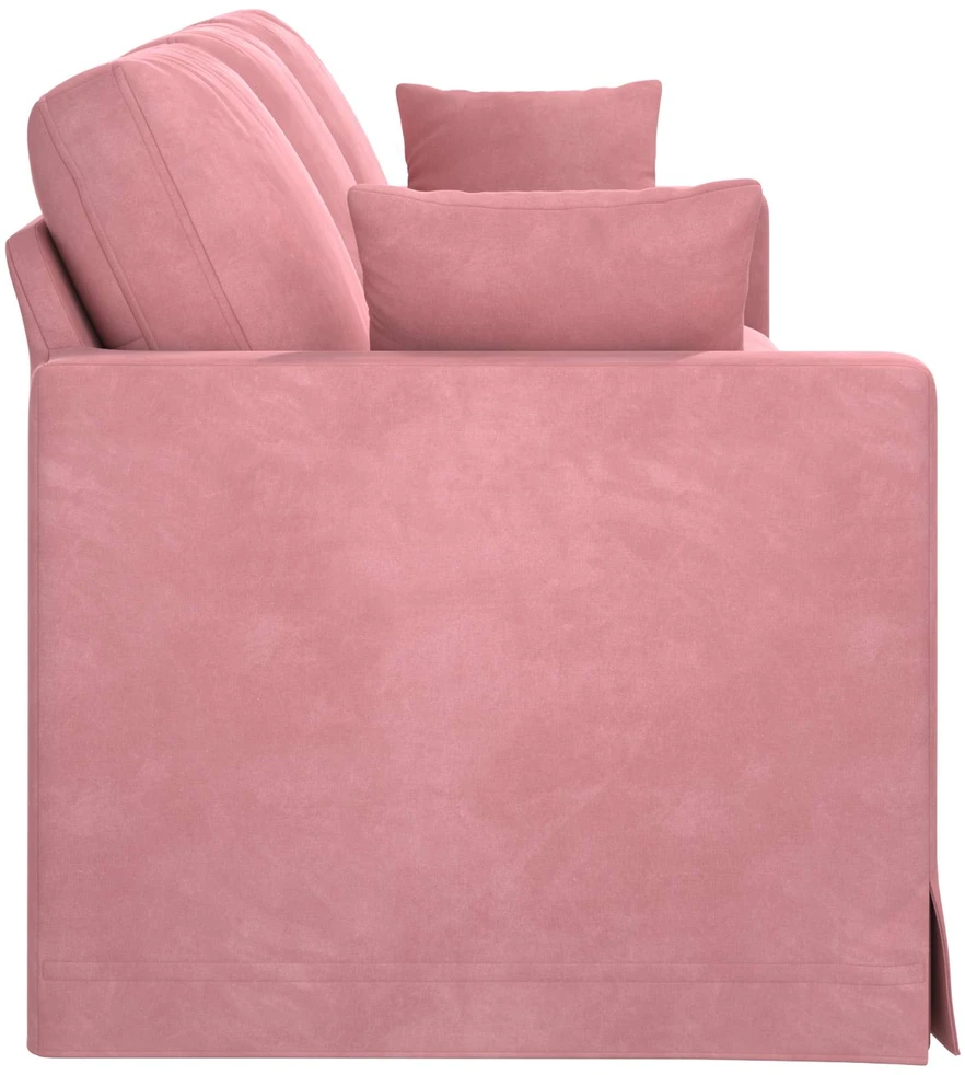 Sofa Rožinė 228 x 78 x 80 cm Aksomas