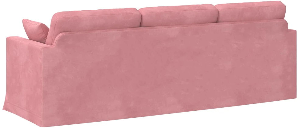 Sofa Rožinė 228 x 78 x 80 cm Aksomas
