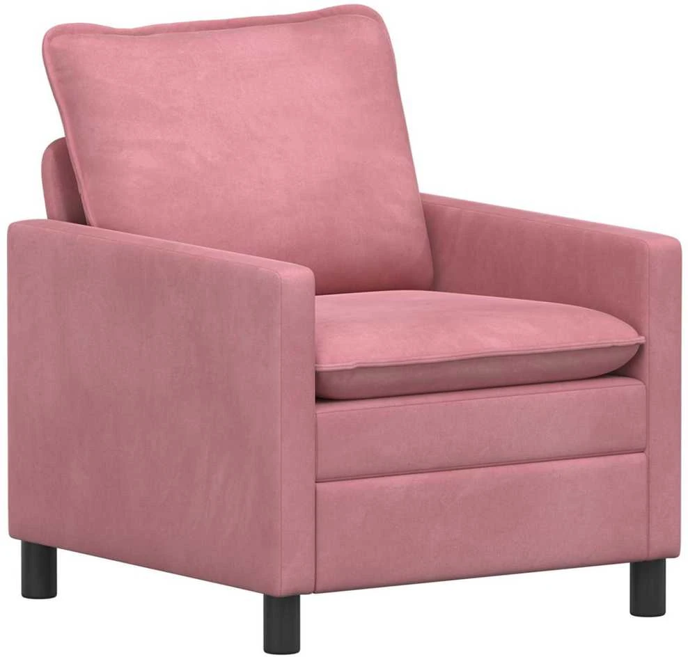Sofa Rožinė 76 x 81 x 87,5 cm Aksomas