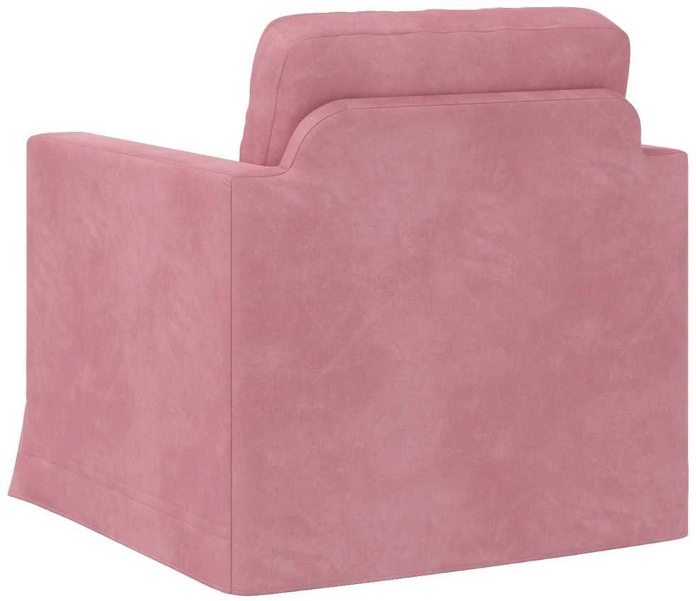 Sofa Rožinė 78 x 78 x 80 cm Aksomas
