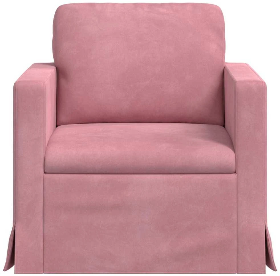 Sofa Rožinė 78 x 78 x 80 cm Aksomas