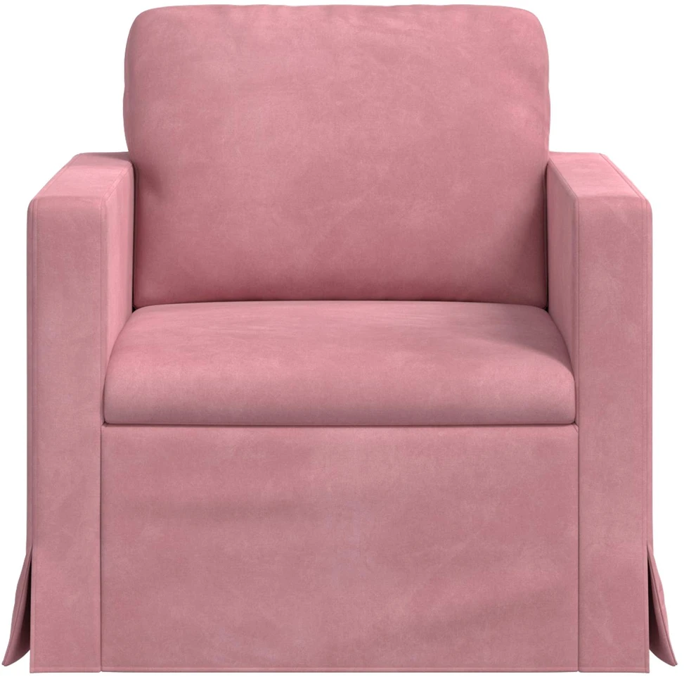 Sofa Rožinė 78 x 78 x 80 cm Aksomas